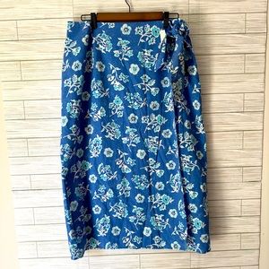 L.L. Bean Wrap Skirt